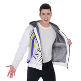 All-Over Print Men’s Sherpa Fleece Zip Up Hoodie