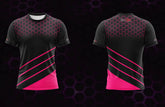 Red Hexa Lines Jersey