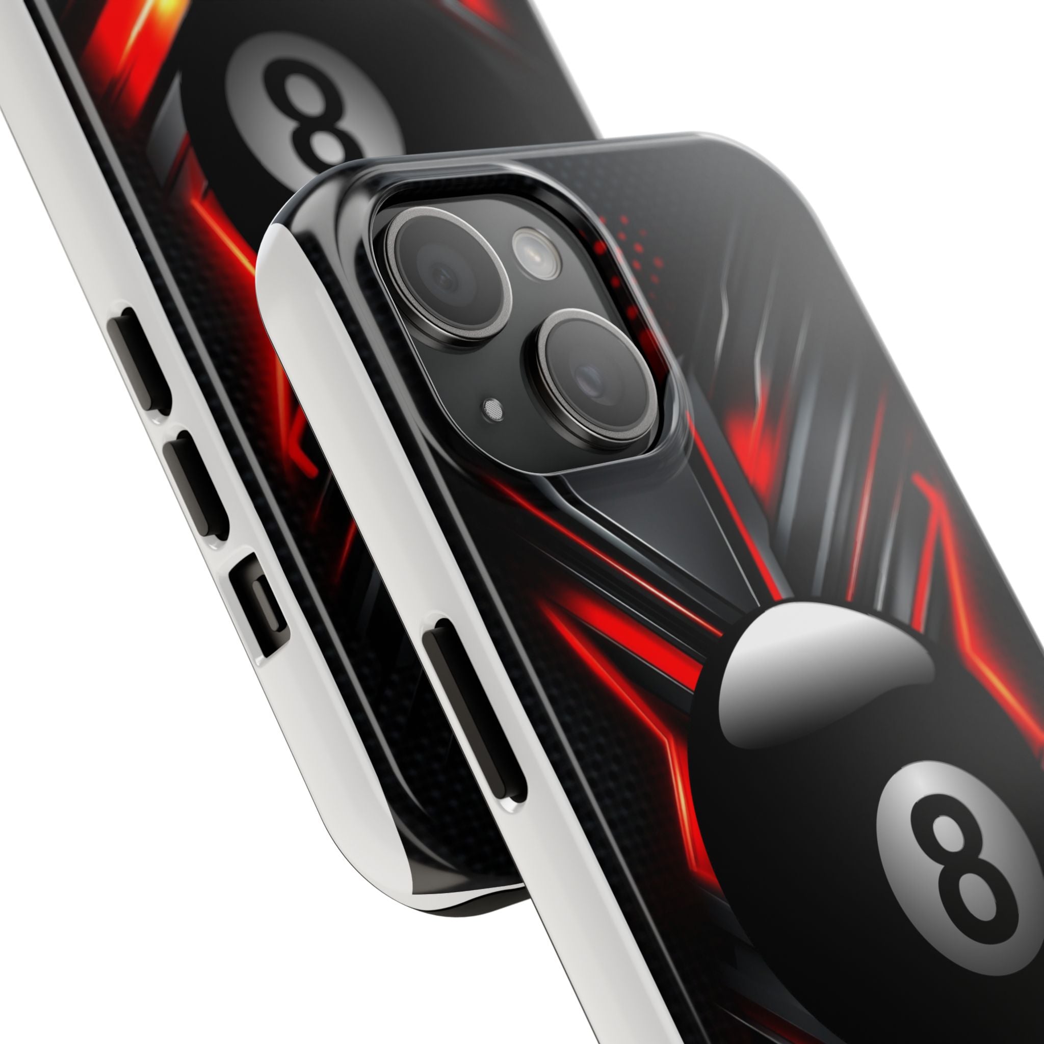 Tough Phone Case with 8-Ball Design | Durable Rugged Phone Cover for Gamers, Pool Lovers, Unique Gift, Birthday, Holiday
