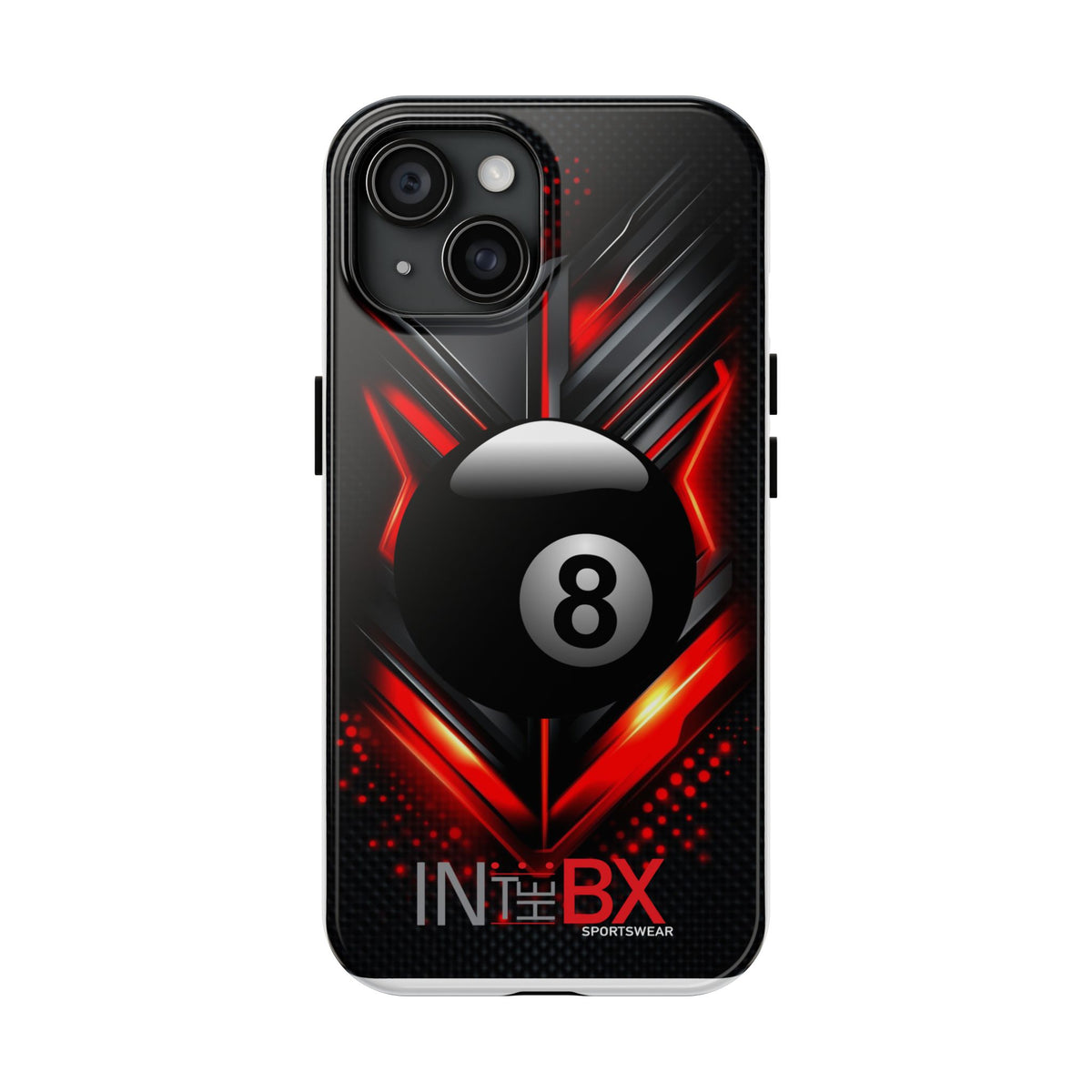 Tough Phone Case with 8-Ball Design | Durable Rugged Phone Cover for Gamers, Pool Lovers, Unique Gift, Birthday, Holiday