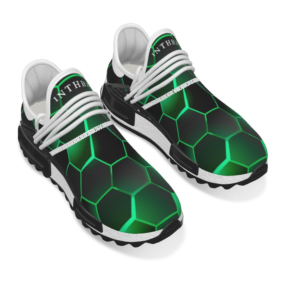 All-Over Print Men’s Mesh Sneakers
